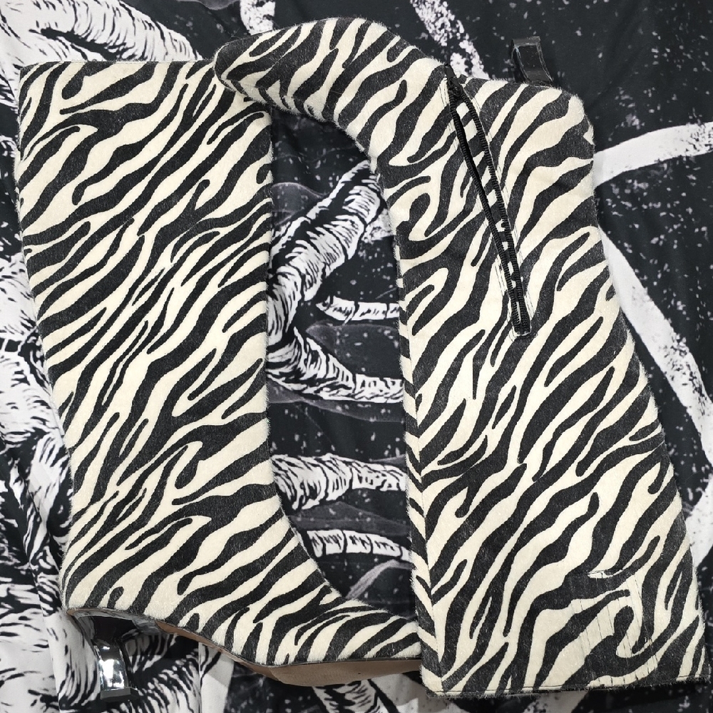 Katy Perry Zebra Boots